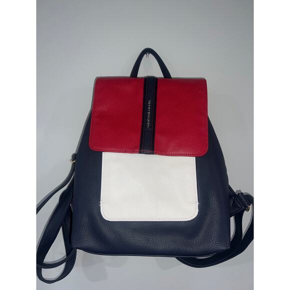 Tommy Hilfiger Red, White & Blue Backpack – Excellent Condition - Picture 1 of 15